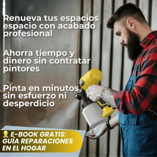 Pulverizadora PaintMaster® Pro + Ebook "Pinta fácil en casa"