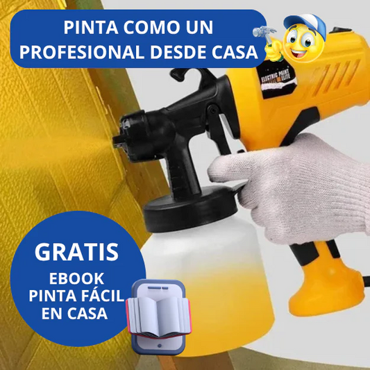 Pulverizadora PaintMaster® Pro + Ebook "Pinta fácil en casa"